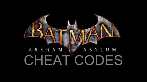 batman arkham asylum cheat table.